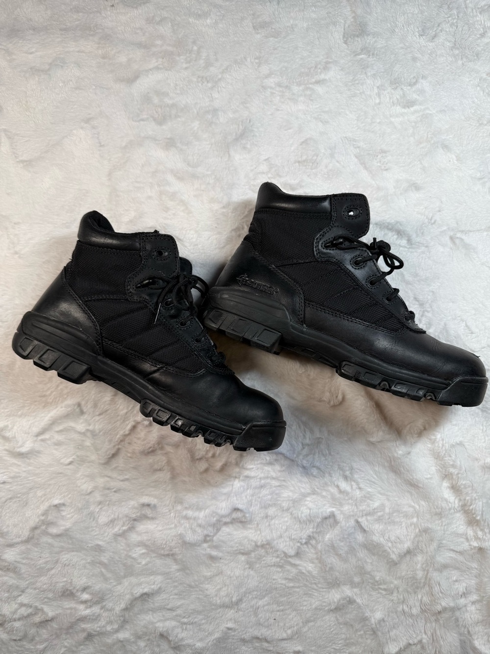Bates Steel Toe Tactical Boots Black Solid Women’s US 9.5 Medium E02762